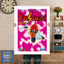 Pulseman Jp - Sega Megadrive Inspired Retro Gaming Poster A4 A3 A2 Or A1