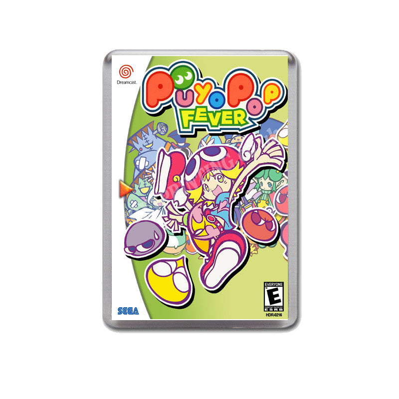 Puyopop Fever Sega Dreamcast Style Inspired Retro Game Magnet