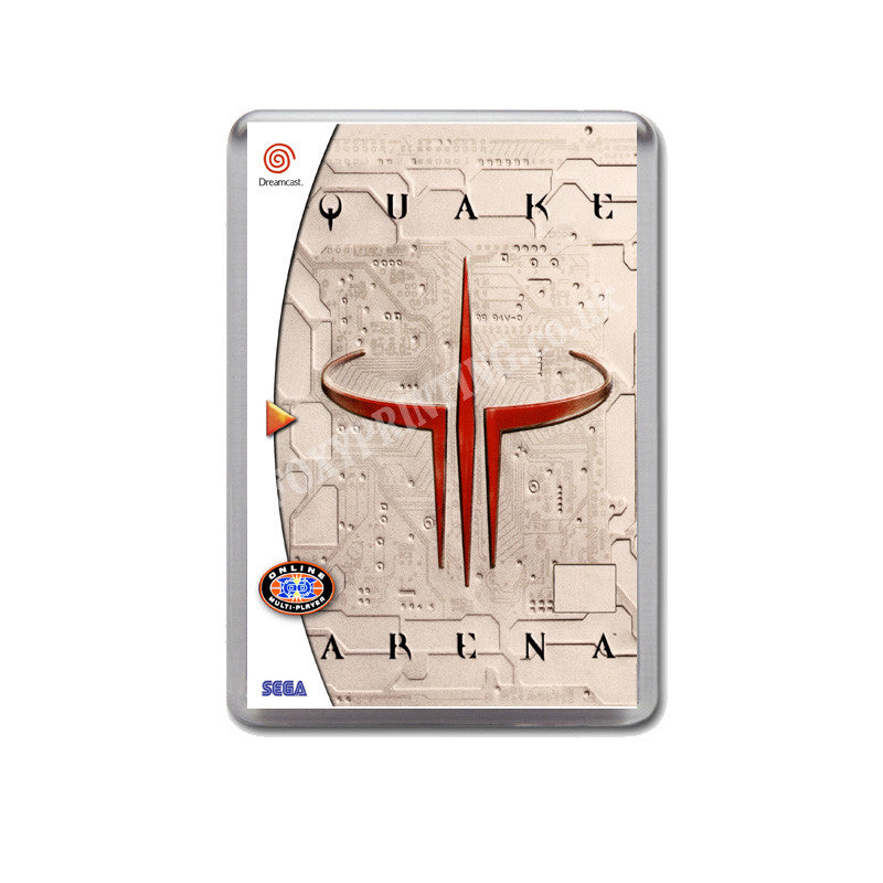Quake Iii Arena 2 Sega Dreamcast Style Inspired Retro Game Magnet