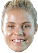 Rachel Daly Lionesses Fancy Dress Cardboard Celebrity Face Mask