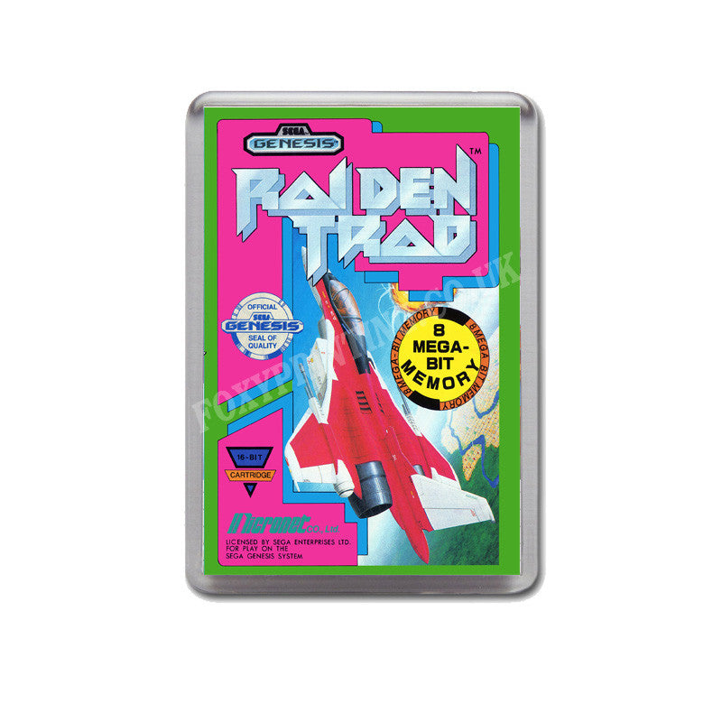 Raiden Trad Game Style Inspired Sega Megadrive Retro Video Gaming Magnet