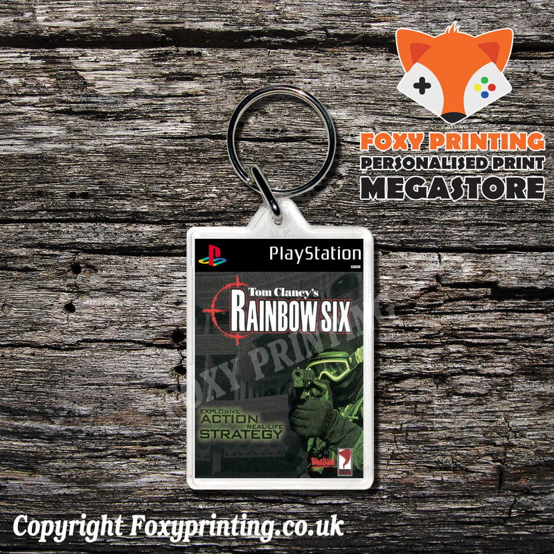 Rain Bowsix - PS1 Playstation 1 Game Inspired Retro Gaming Magnet