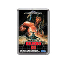 Rambo Iii Eu Game Style Inspired Sega Megadrive Retro Video Gaming Magnet