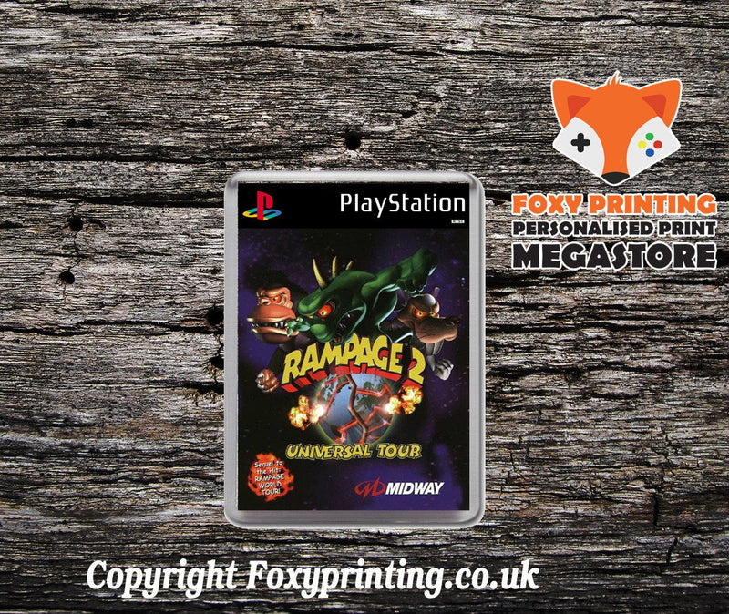 Rampage 2 - PS1 Playstation 1 Game Inspired Retro Gaming Magnet