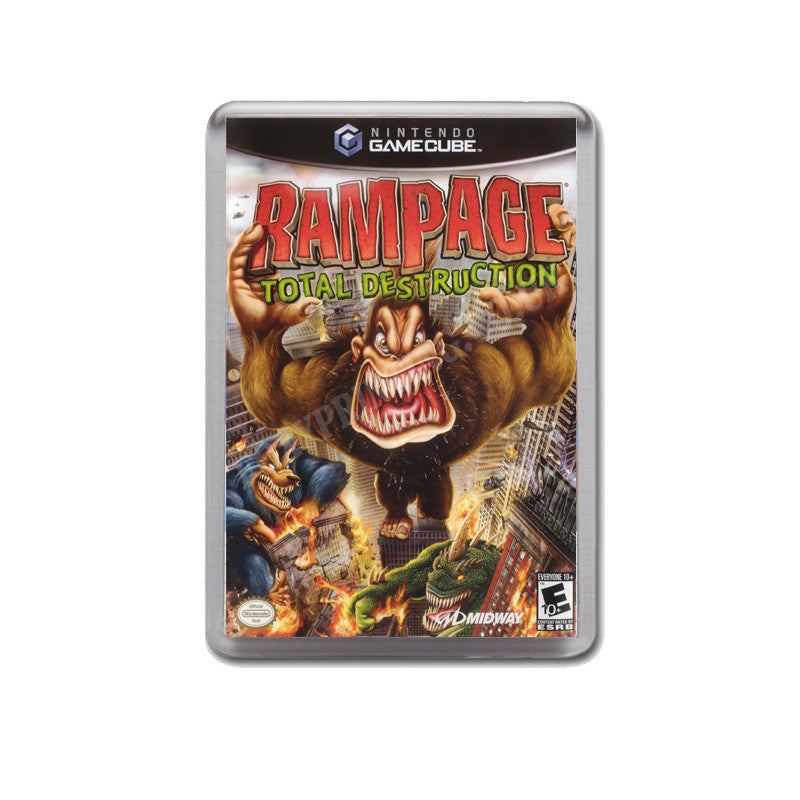Rampage Total Destruction Style Inspired Game Gamecube Retro Video Gaming Magnet