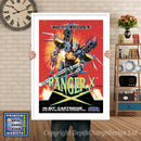 Rangerx Eu - Sega Megadrive Inspired Retro Gaming Poster A4 A3 A2 Or A1