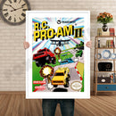 Rcproam2 Retro GAME INSPIRED THEME Nintendo NES Gaming A4 A3 A2 Or A1 Poster Art 463