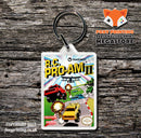 RC Pro Am Retro NES Game Cover Art Gaming Keyring