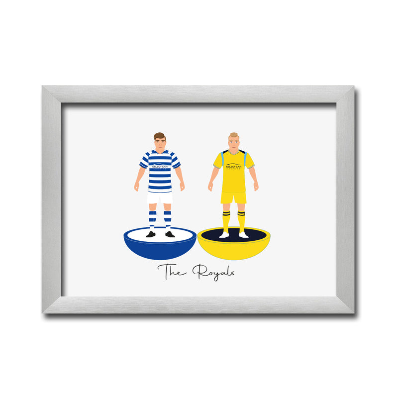 Reading Football Club gift - Tiny Men Big Balls Poster