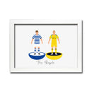 Reading Football Club gift - Tiny Men Big Balls Poster