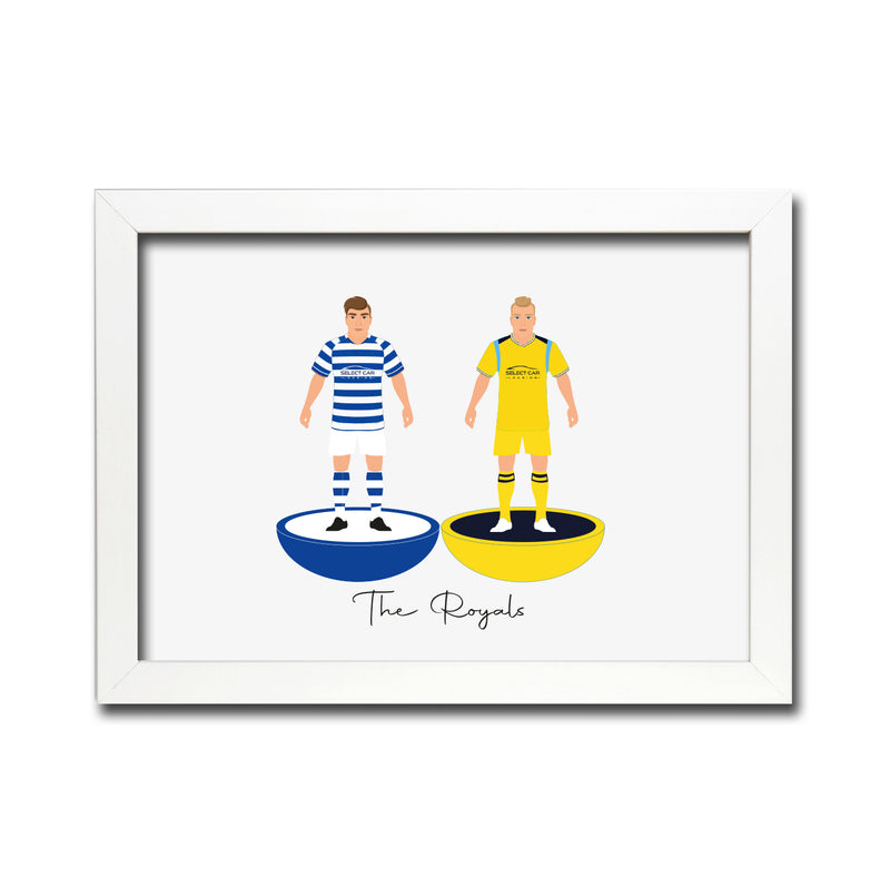 Reading Football Club gift - Tiny Men Big Balls Poster