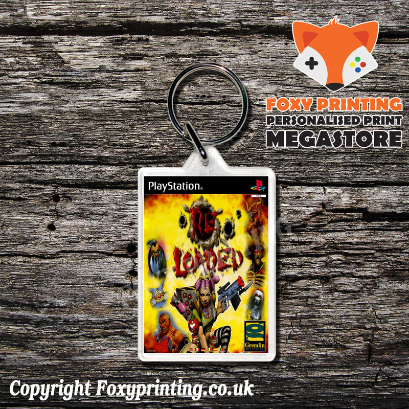 Reloaded Eu - PS1 Playstation 1 Game Inspired Retro Gaming Magnet