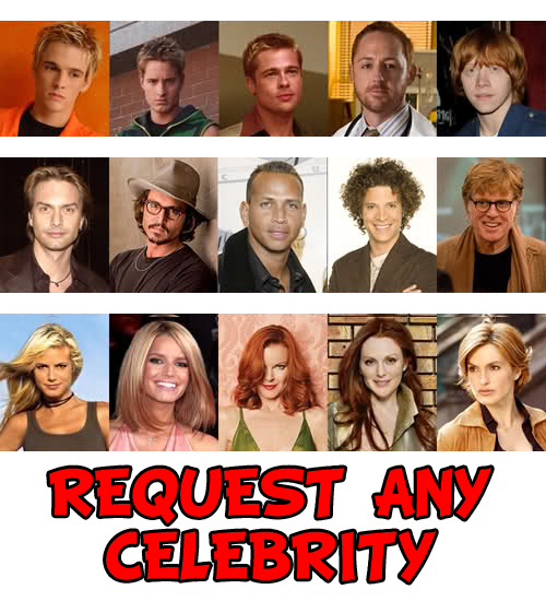 Request Any Celebrity or Custom Photo Face Mask