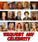 Request ANY Celebrity Facemask Photo Mask Stag Face Mask Party Face Masks