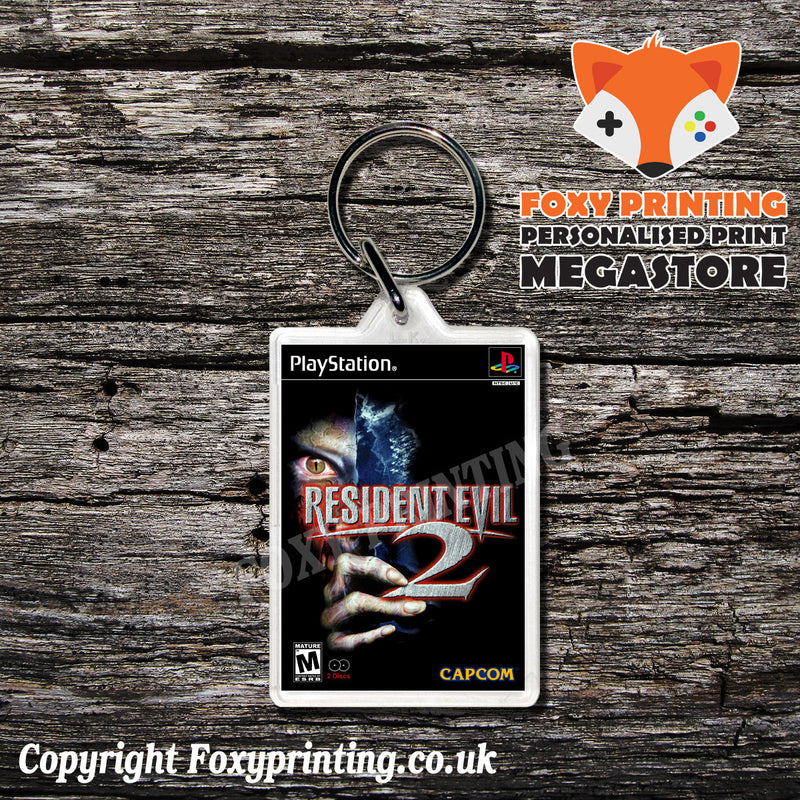 Resident Evil2 3 - PS1 Playstation 1 Game Inspired Retro Gaming Magnet
