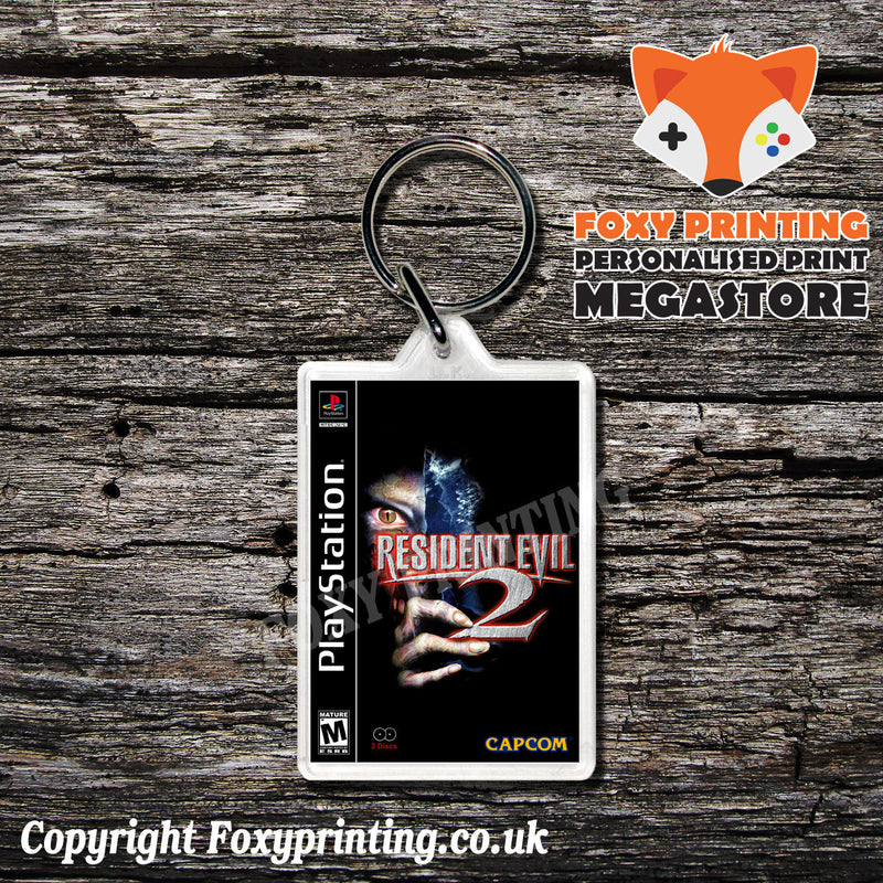 Resident Evil2 4 - PS1 Playstation 1 Game Inspired Retro Gaming Magnet