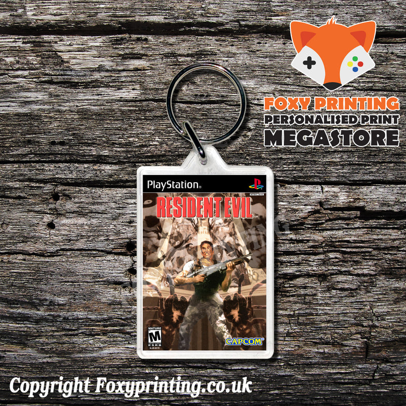 Resident Evil - PS1 Playstation 1 Game Inspired Retro Gaming Magnet