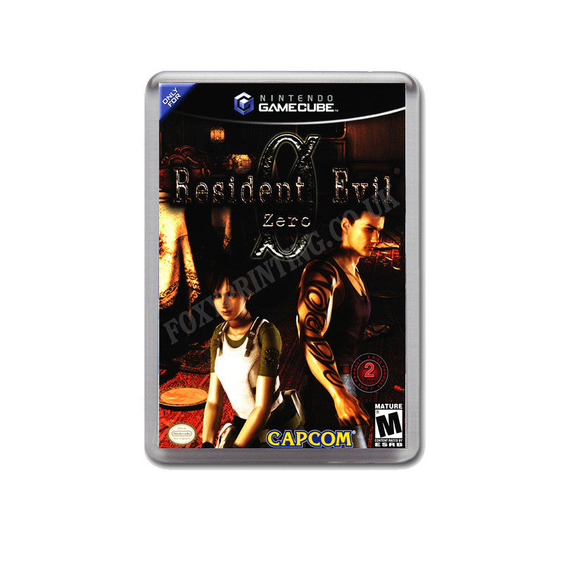 Resident Evil Zero Style Inspired Game Gamecube Retro Video Gaming Magnet