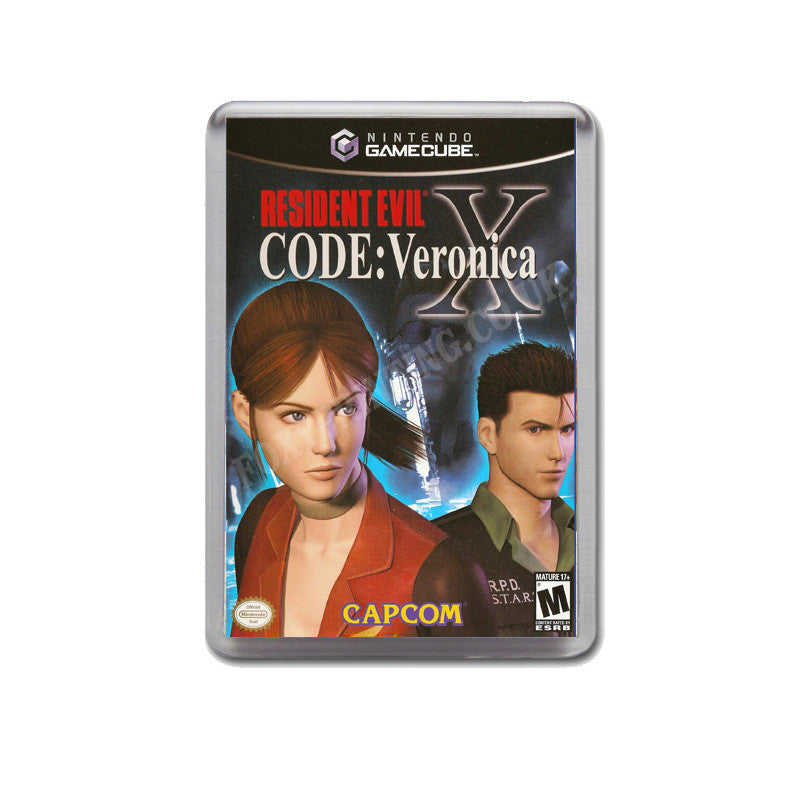 Resident Evil Code Veronicax Style Inspired Game Gamecube Retro Video Gaming Magnet