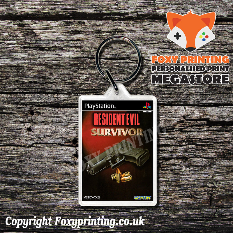 Resident Evil Survivor Eu_2 - PS1 Playstation 1 Game Inspired Retro Gaming Magnet