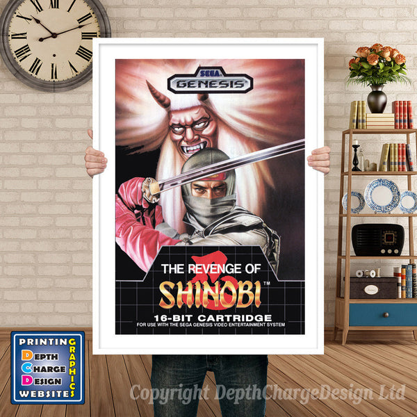 Revenge Of Shinobi - Sega Megadrive Inspired Retro Gaming Poster