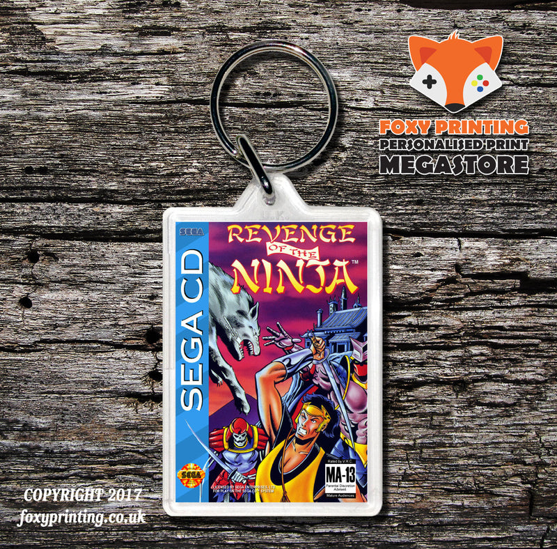 Revenge Of The Ninja Game Inspired Retro Gaming Keyring