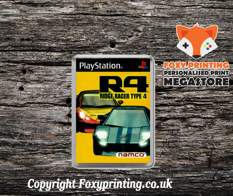 Ridge Racer4 Eu - PS1 Playstation 1 Game Inspired Retro Gaming Magnet