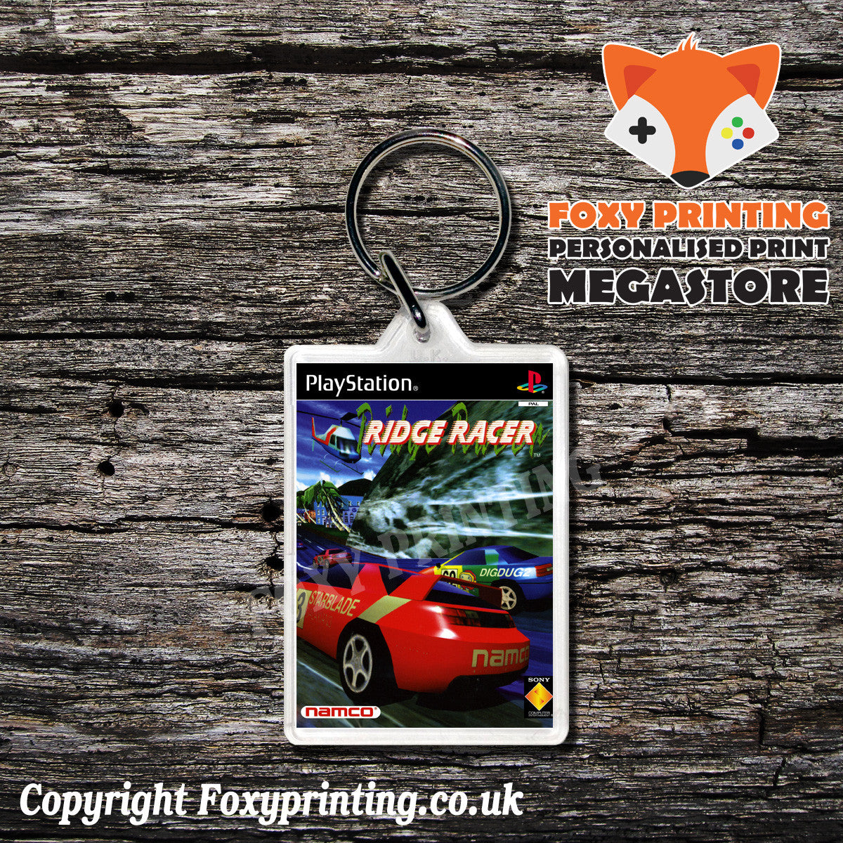 Ridge Racer 2_Eu - PS1 Playstation 1 Game Inspired Retro Gaming Magnet