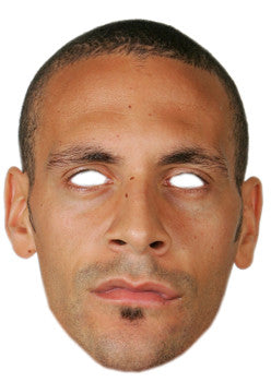 Rio Ferdinand FOOTBALL 2018 Celebrity Face Mask Fancy Dress Cardboard Costume Mask