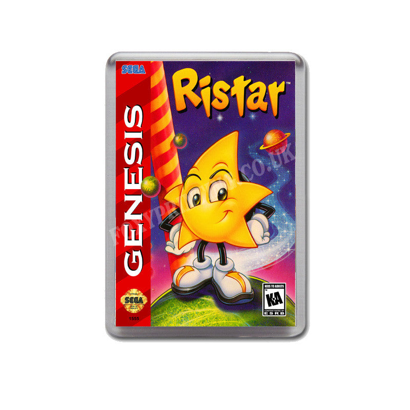 Ristar 2 Game Style Inspired Sega Megadrive Retro Video Gaming Magnet