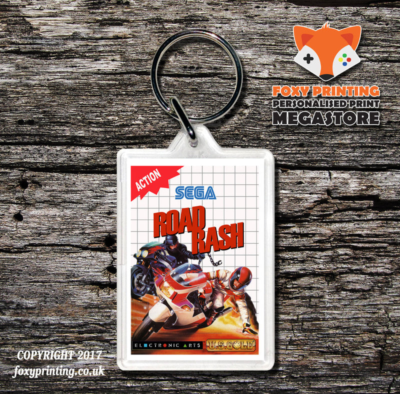 Roadrash - Sega Master System Keyring