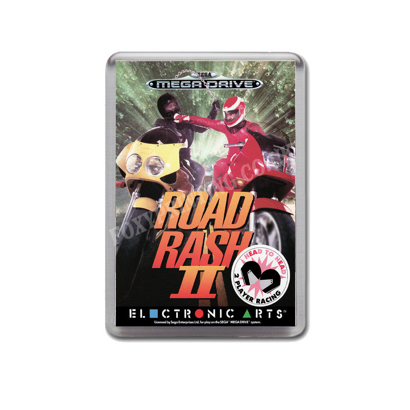 Roadrash 2 Eu Game Style Inspired Sega Megadrive Retro Video Gaming Magnet