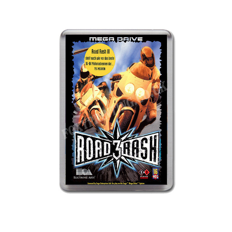 Roadrash 3 Eu Game Style Inspired Sega Megadrive Retro Video Gaming Magnet