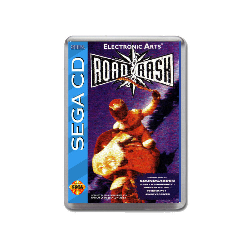 Road rash Sega Mega CD Game Inspired Retro Gaming Magnet