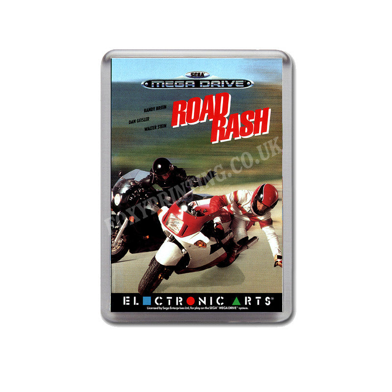 Roadrash Eu Game Style Inspired Sega Megadrive Retro Video Gaming Magnet