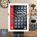 Robo Cop Vs Terminator - Sega Megadrive Inspired Retro Gaming Poster A4 A3 A2 Or A1