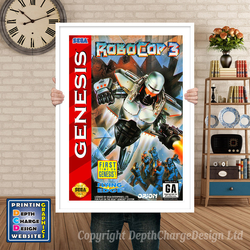 Jogo De Mega Drive, Robocop 3, Sega, Mega Drive