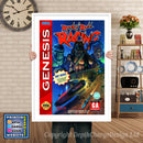 Rock N Roll Racing - Sega Megadrive Inspired Retro Gaming Poster A4 A3 A2 Or A1