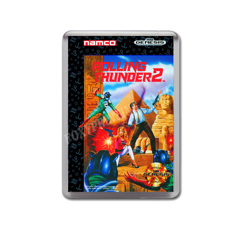Rolling Thunder 2 Game Style Inspired Sega Megadrive Retro Video Gaming Magnet