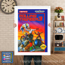 Rolling Thunder 3 - Sega Megadrive Inspired Retro Gaming Poster A4 A3 A2 Or A1