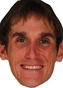 Roman Kreuziger Cycling Celebrity Face Mask Fancy Dress Cardboard Costume Mask