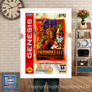 Romance Of The Three Kingdoms 3 Dragon Of Destiny - Sega Megadrive Inspired Retro Gaming Poster A4 A3 A2 Or A1