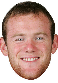 Wayne Rooney FOOTBALL 2018 Celebrity Face Mask Fancy Dress Cardboard Costume Mask