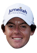 Rory Mcilroy GOLF 2018 Celebrity Face Mask Fancy Dress Cardboard Costume Mask