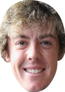 Rory Mcilroy GOLF 2018 Celebrity Face Mask Fancy Dress Cardboard Costume Mask