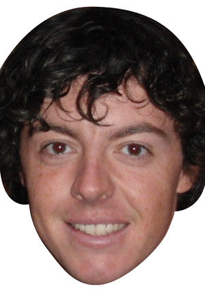 Rory Mcilroy Golf Face Masks GOLF 2018 Celebrity Face Mask Fancy Dress Cardboard Costume Mask