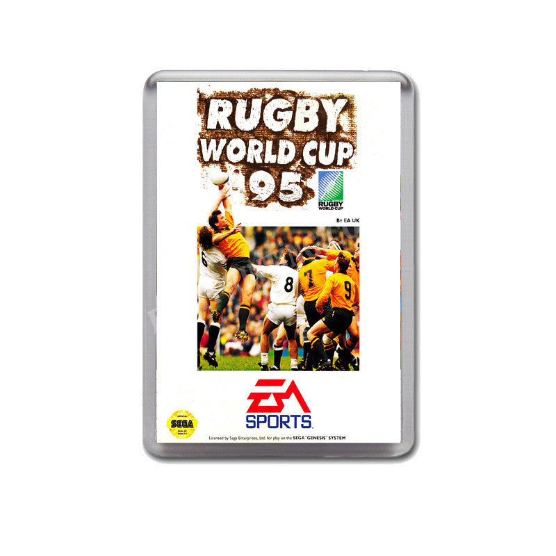 Rugby World Cup 95 Au Game Style Inspired Sega Megadrive Retro Video Gaming Magnet