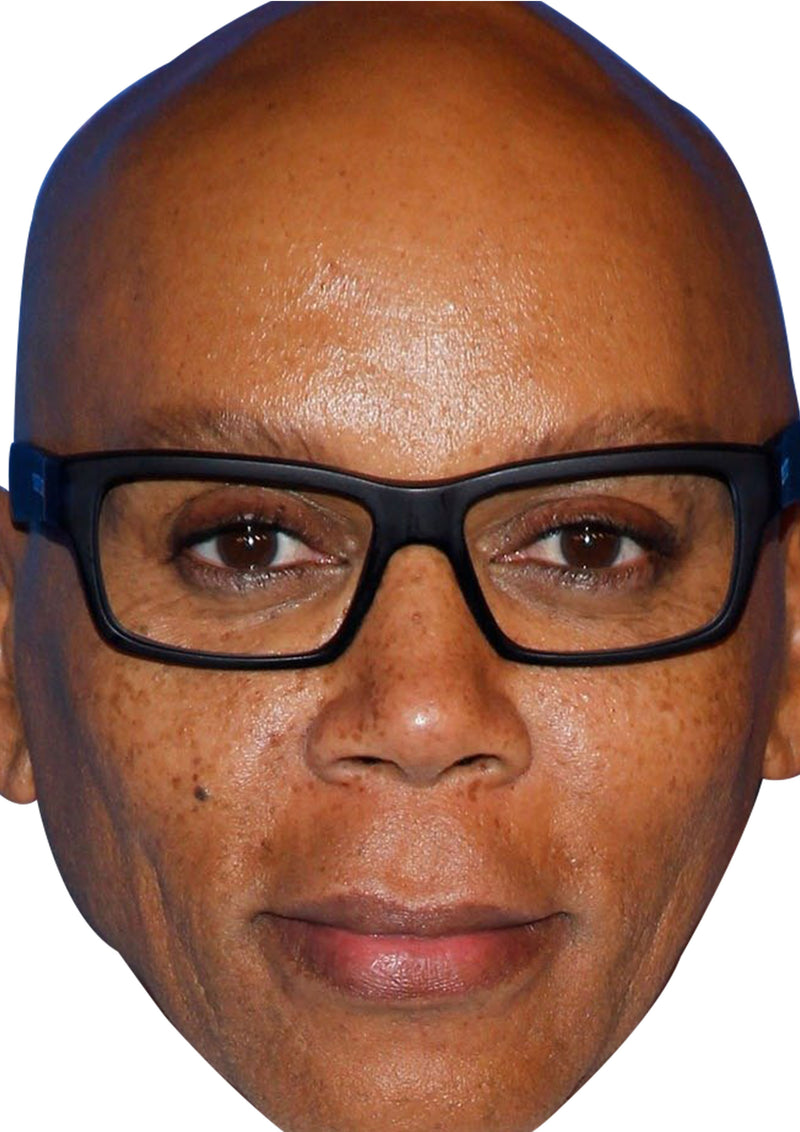 Ru Paul Drag Race 2020 Dress Cardboard Celebrity Party Face Mask