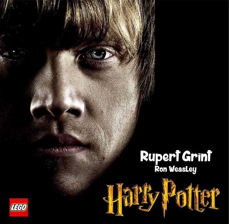 Harry Potter - Ron Weasley Lego Display Case - Minifigure Display Background and Frames