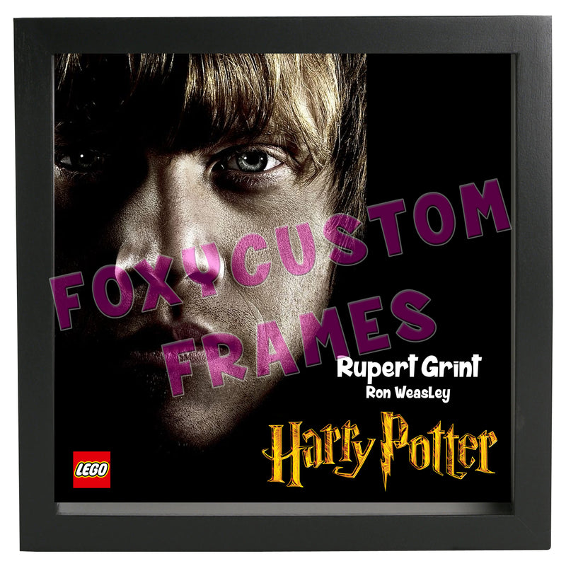 Harry Potter - Ron Weasley Lego Display Case - Minifigure Display Background and Frames